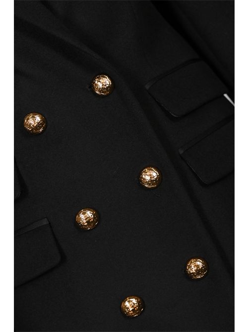 Cappotto lungo doppiopetto in lana Elisabetta Franchi | CP00258E2110